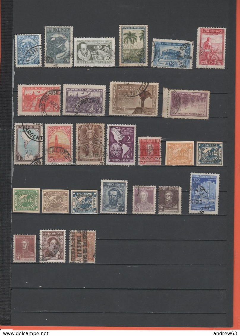 ARGENTINA - Lotto - Accumulo - Vrac - 150+ Francobolli, Stamps - Usati, Used - Con Perfin E Buenos Aires Correos - Lots & Serien