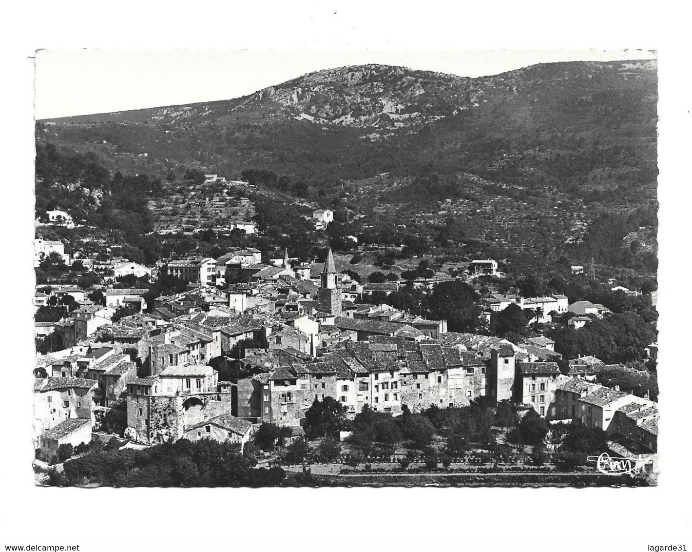 BARGEMON VAR 83 VUE GENERALE AERIENNE Rare Et Unique Sur Delcampe - Bargemon