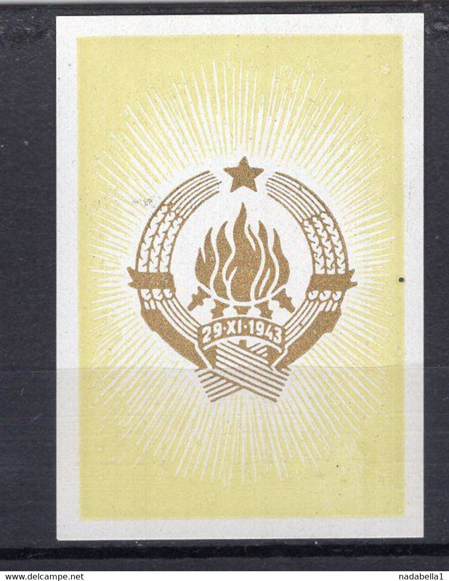 1970s YUGOSLAVIA, CREST, GRB, POSTER STAMP, 5 X 3.5 Cm - Autres & Non Classés