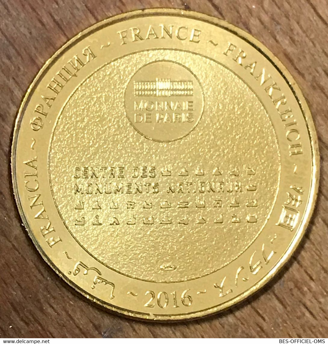 50 MONT SAINT-MICHEL L'ARCHANGE MDP 2016 MÉDAILLE MONNAIE DE PARIS JETON TOURISTIQUE MEDALS COINS TOKENS - 2016
