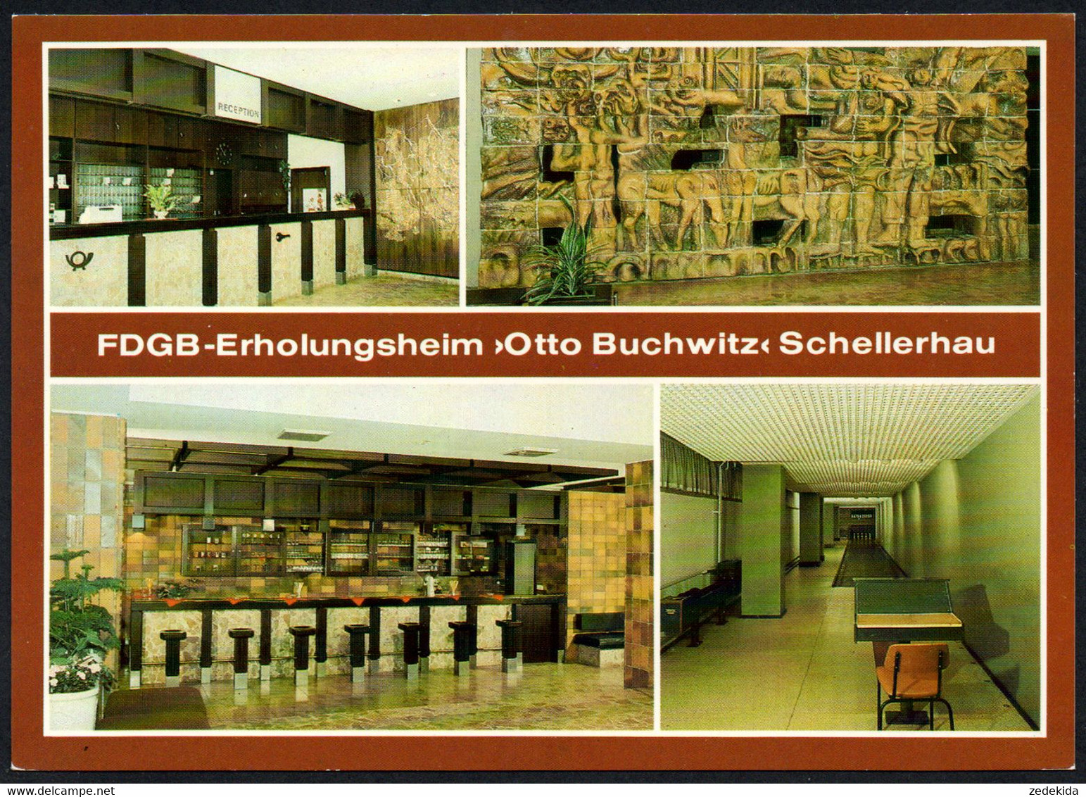 E8222 - TOP Schellerhau FDGB Heim Otto Buchwitz - Bild Und Heimat Reichenbach - Schellerhau