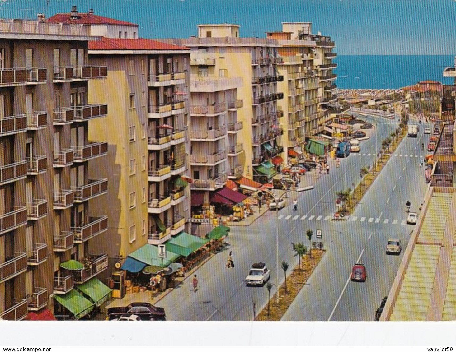 SOTTOMARINA LIDO -VENEZIA-INSEGNA =SALI E TABACCHI=VIALE MEDITERRANEO-CARTOLINA VIAGGIATA IL 1-6-1981 - Venezia (Venice)