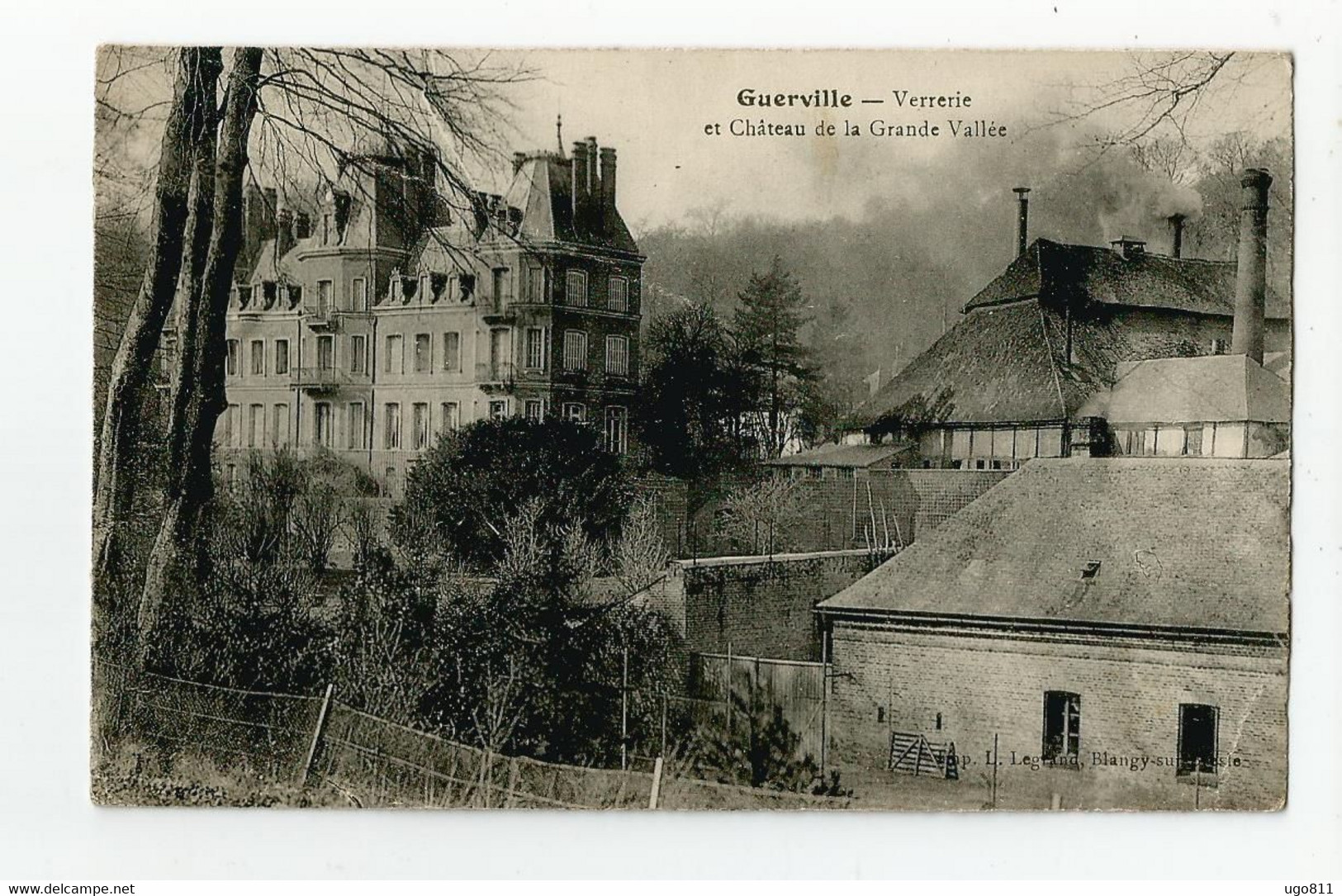 GUERVILLE  -   Verrerie Et Château De La Grande Vallée - Guerville