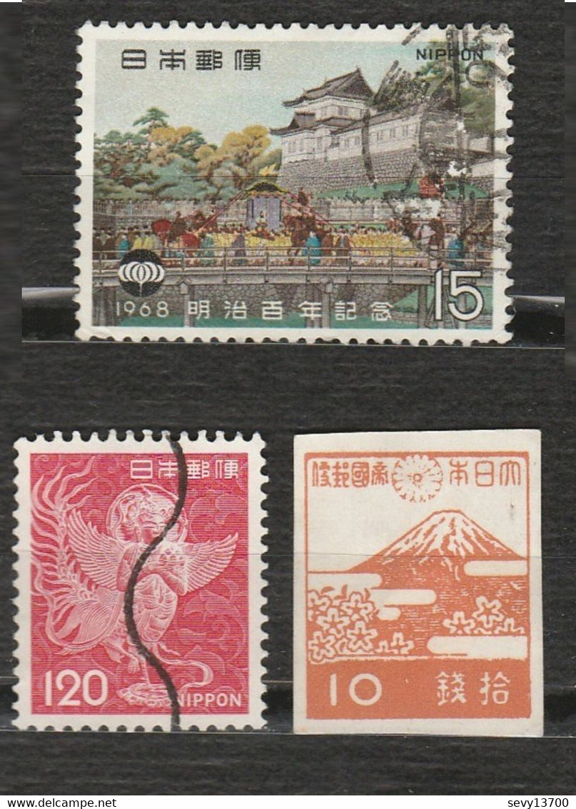 Japon - Lot 11 Timbres - YT JP: 922, 846, 346 - Mi 941 Mi  587 Mi 589, 840 C, 877, 511, 980, 974 - Colecciones & Series