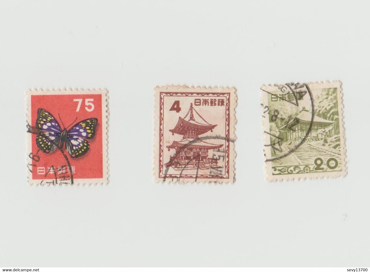 Japon - Lot 11 Timbres - YT JP: 922, 846, 346 - Mi 941 Mi  587 Mi 589, 840 C, 877, 511, 980, 974 - Collections, Lots & Series