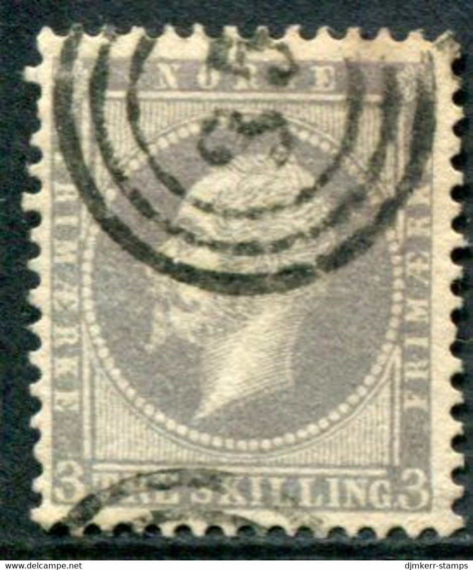 NORWAY 1857 King Oscar 3 Sk.   Fine Used. - Usados