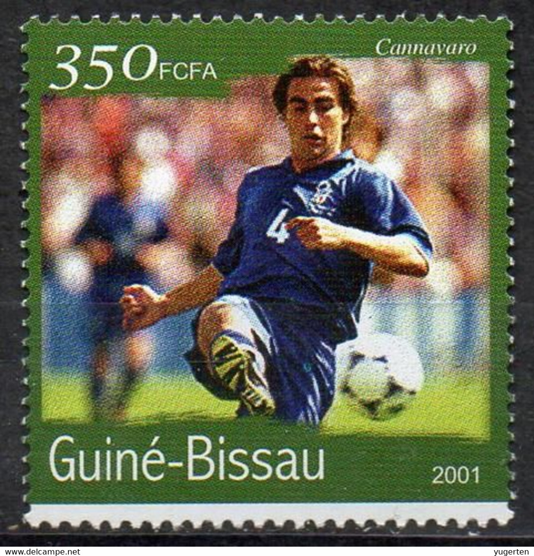 GUINEA-BISSAU - 1v - MNH - Fabio Cannavaro Football Italy Italia Player Fußball Fútbol Soccer Calcio Voetbal Futebol - Andere & Zonder Classificatie