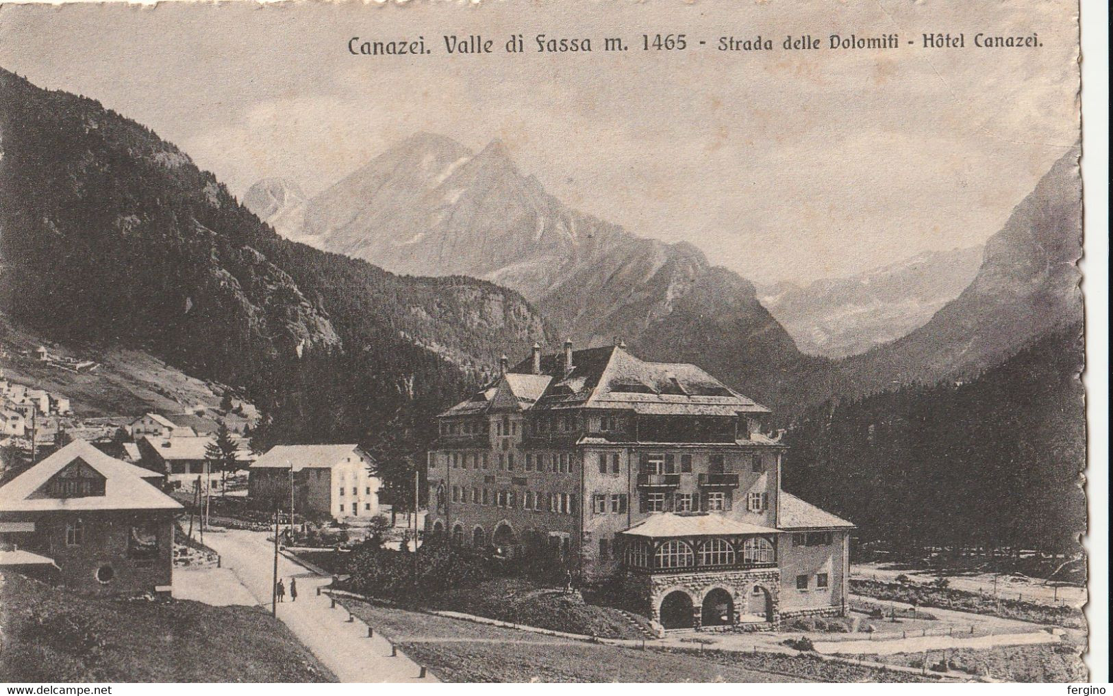 9642/FP/21 - CANAZEI (TRENTO) - STRADA DELLE DOLOMITI - HOTEL CANAZEI - Trento