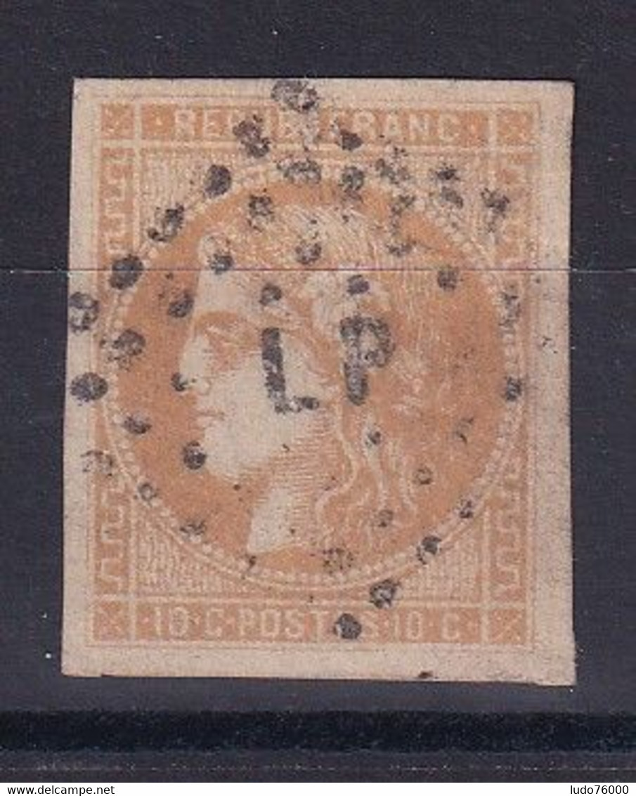 D 123 / BORDEAUX N° 43B OBL COTE 110€ - 1870 Bordeaux Printing