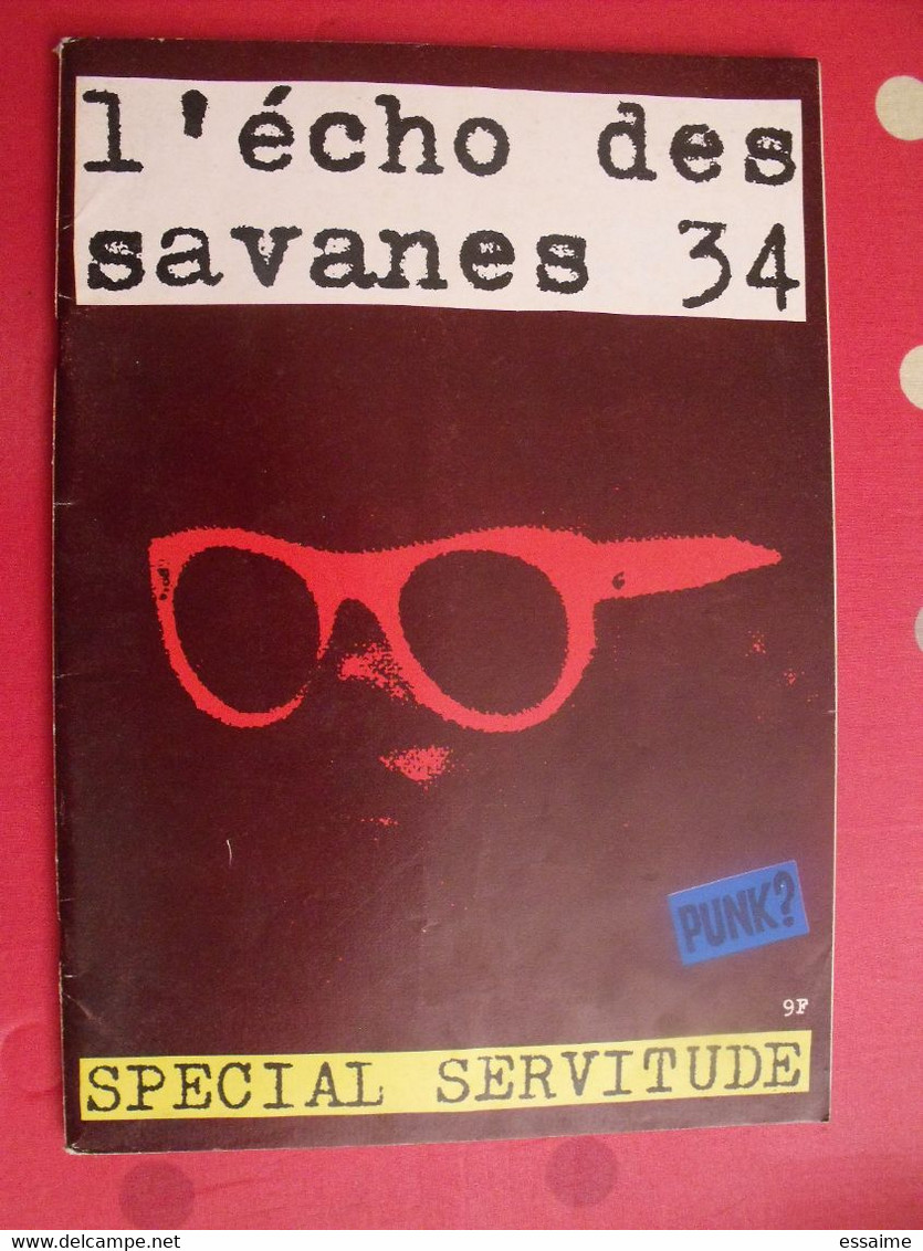 L'écho Des Savanes N° 32. 1977. Got Benoit Lveyron  Pichard Mandryka Crumb - L'Echo Des Savanes