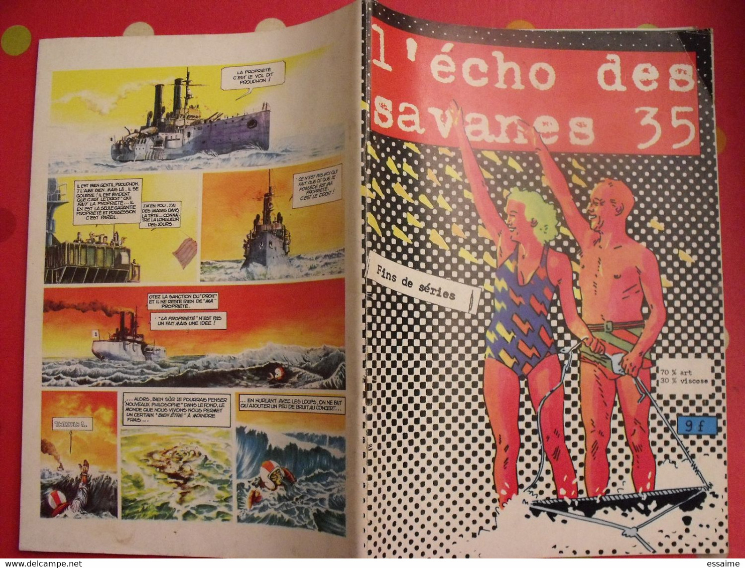 L'écho Des Savanes N° 35. 1977. Benoit Lveyron  Pichard Mandryka Crumb - L'Echo Des Savanes