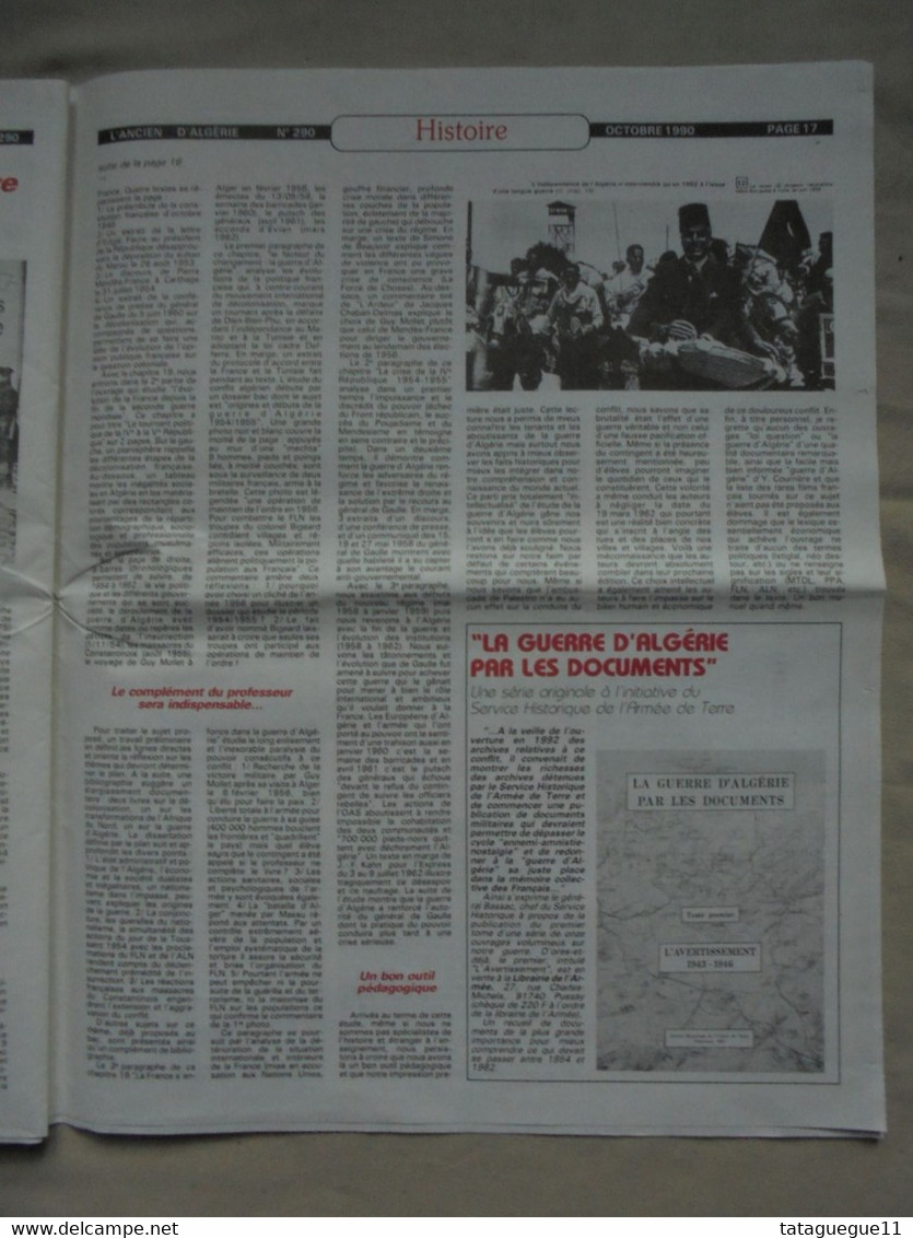 Ancien - Journal L'Ancien d'Algérie N° 290 Octobre 1990