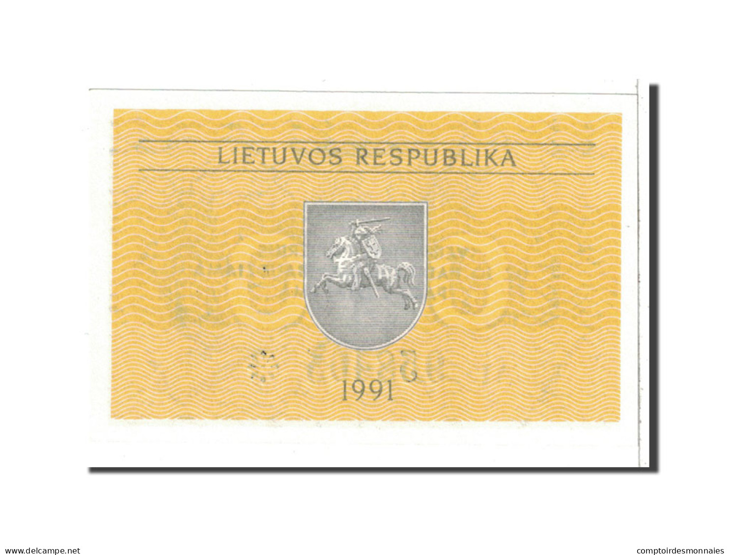 Billet, Lithuania, 0.10 Talonas, 1991, Undated, KM:29b, NEUF - Lithuania