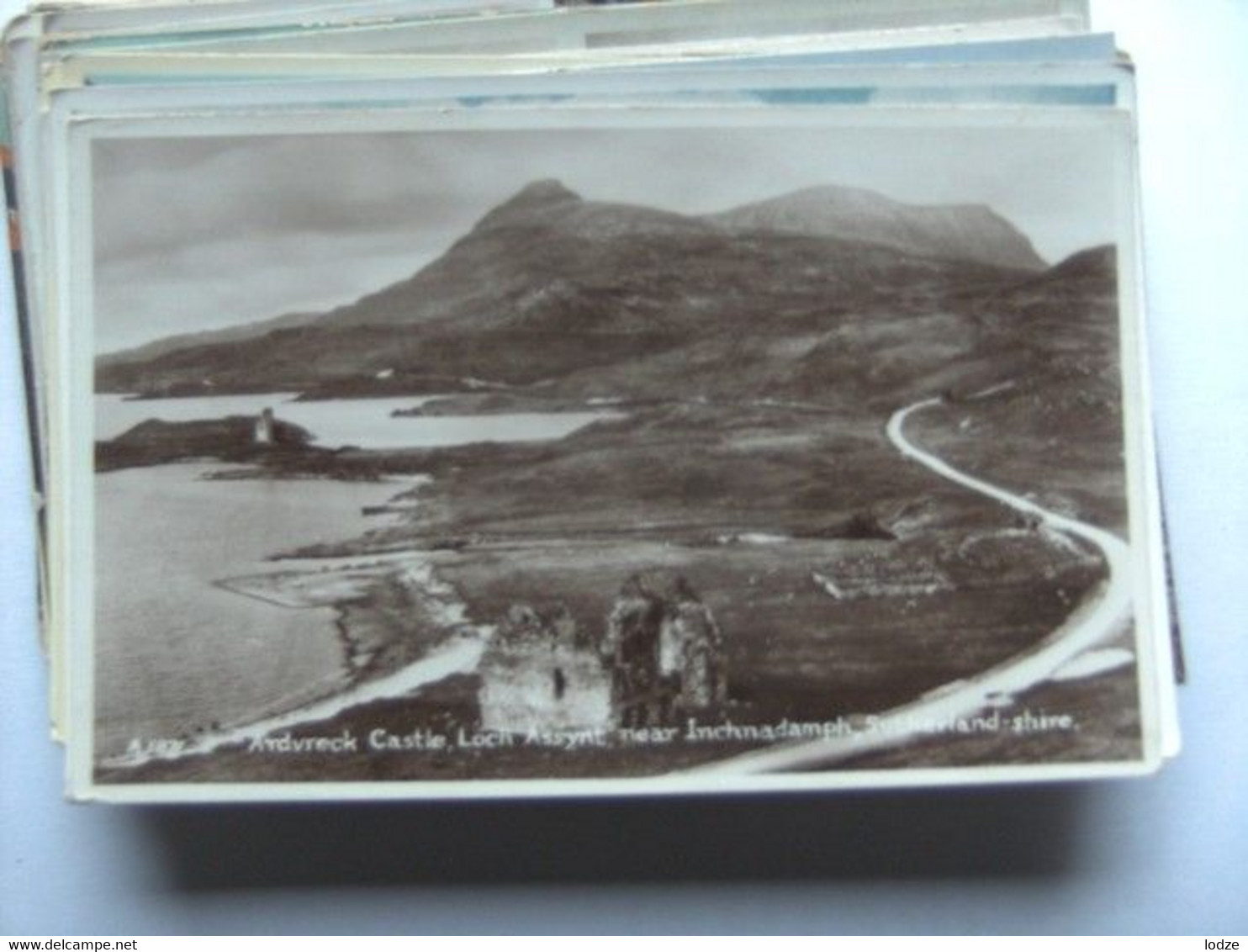 Schotland Scotland Sutherlandshire Loch Assynt Ardvreck Castle - Sutherland