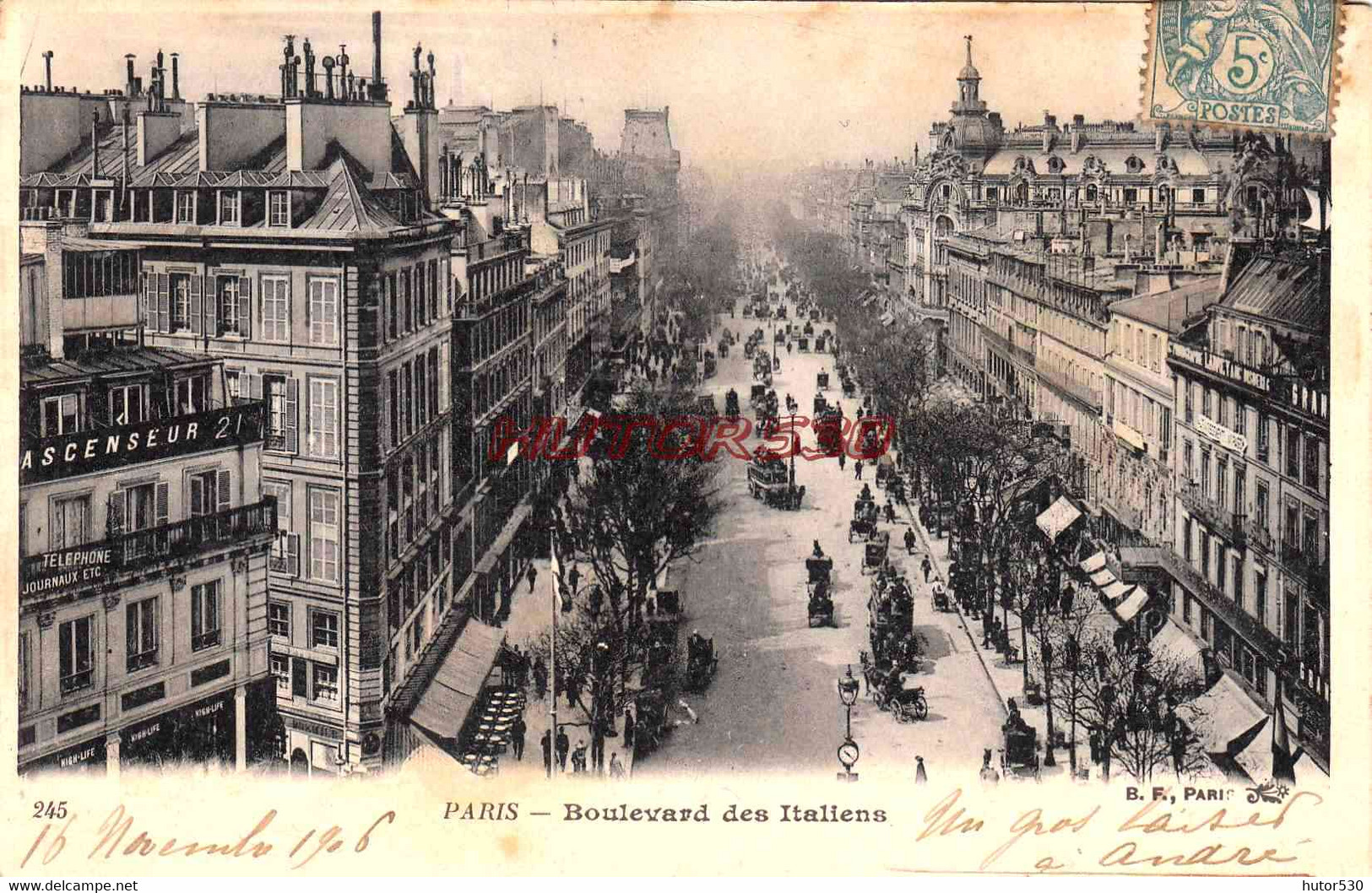 CPA PARIS - BOULEVARD DES ITALIENS - Altri & Non Classificati