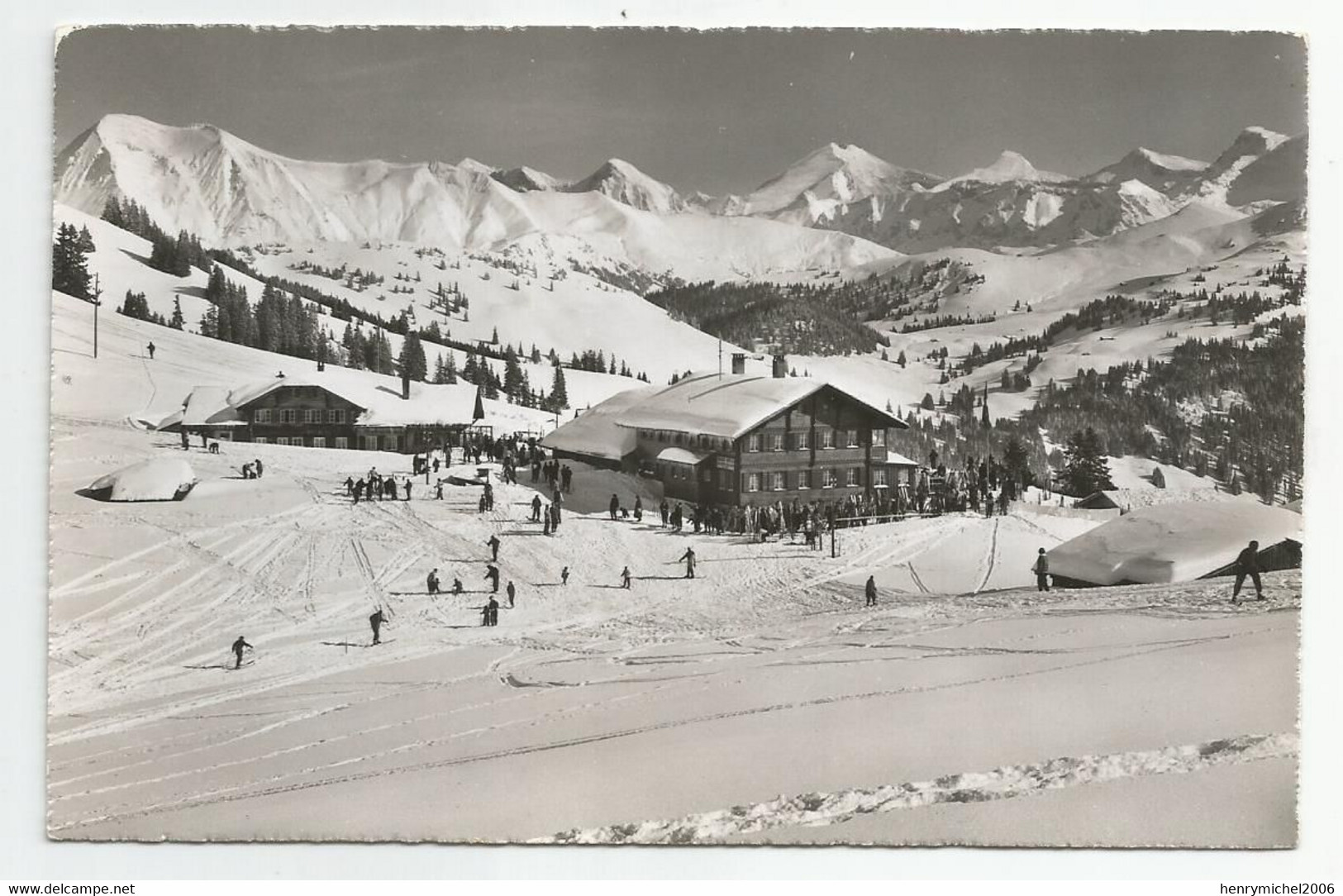 Suisse Berne Be Hornberg Ob Saanenmoser Albristhorn Altes Balmhorngruppe - Bern