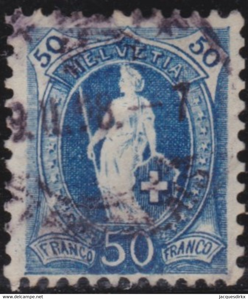 Suisse    .   Y&T   .   76       .      O         .      Oblitéré   .   /     .   Cancelled - Used Stamps