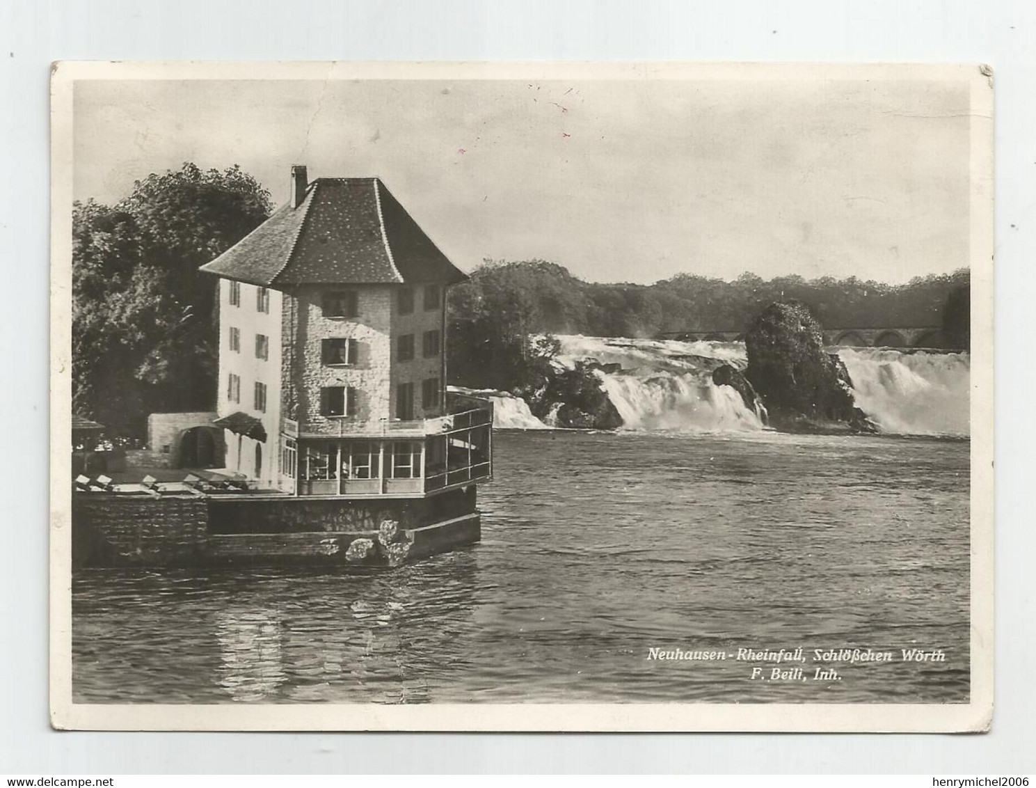 Suisse Schaffhouse Sh Neuhausen Rheinfall Schloschen Worth - Neuhausen Am Rheinfall