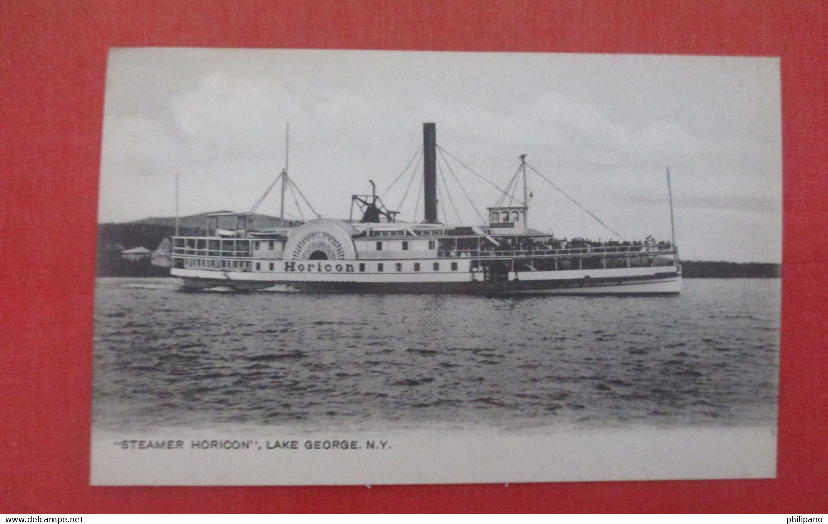 Steamer Horicon    Lake George   New York       Ref 4657 - Lake George