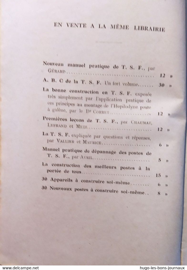 Traité De Construction Des Postes De T.S.F_E.Michel_chiron_1942 - Audio-video