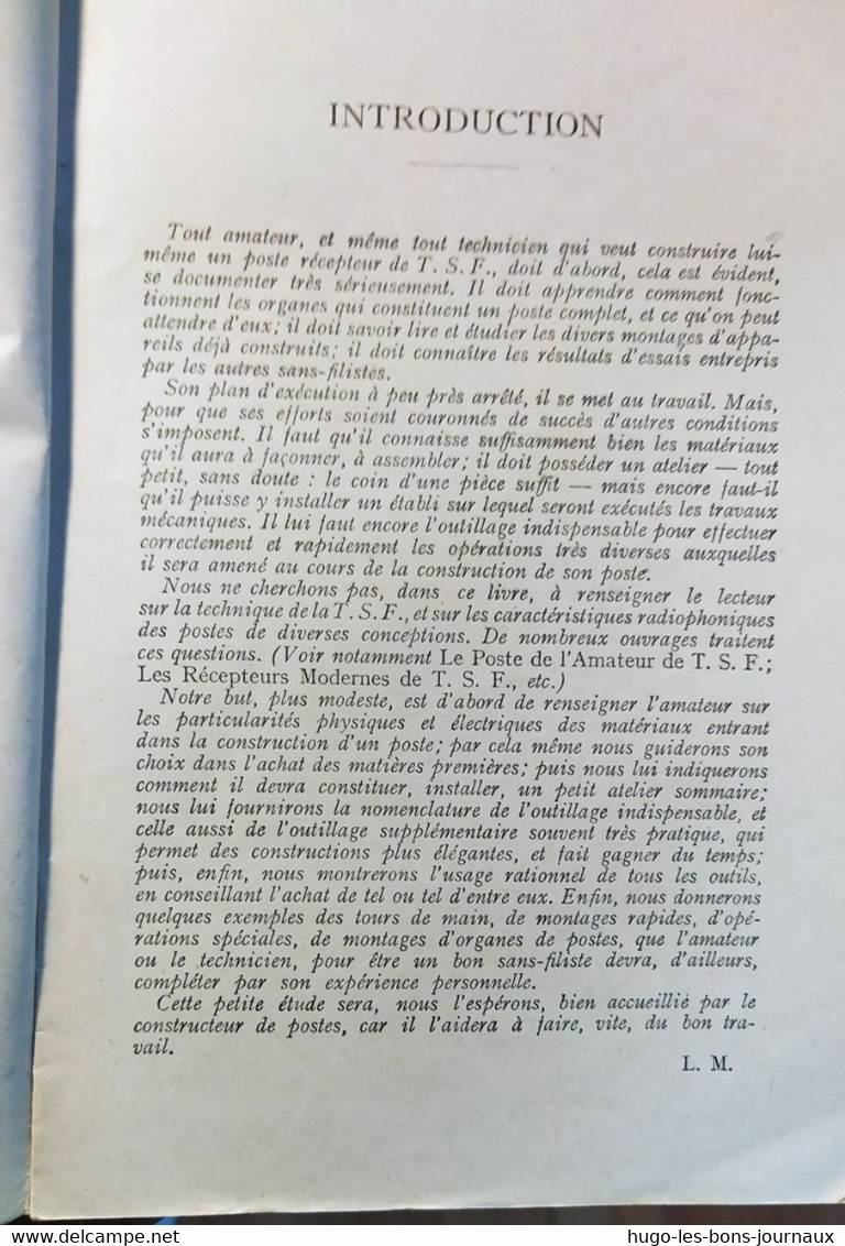 Traité de construction des postes de T.S.F_E.Michel_chiron_1942