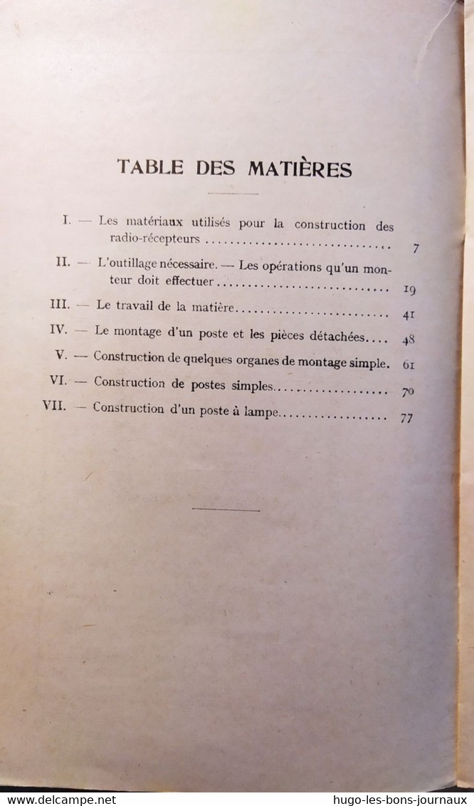 Traité de construction des postes de T.S.F_E.Michel_chiron_1942