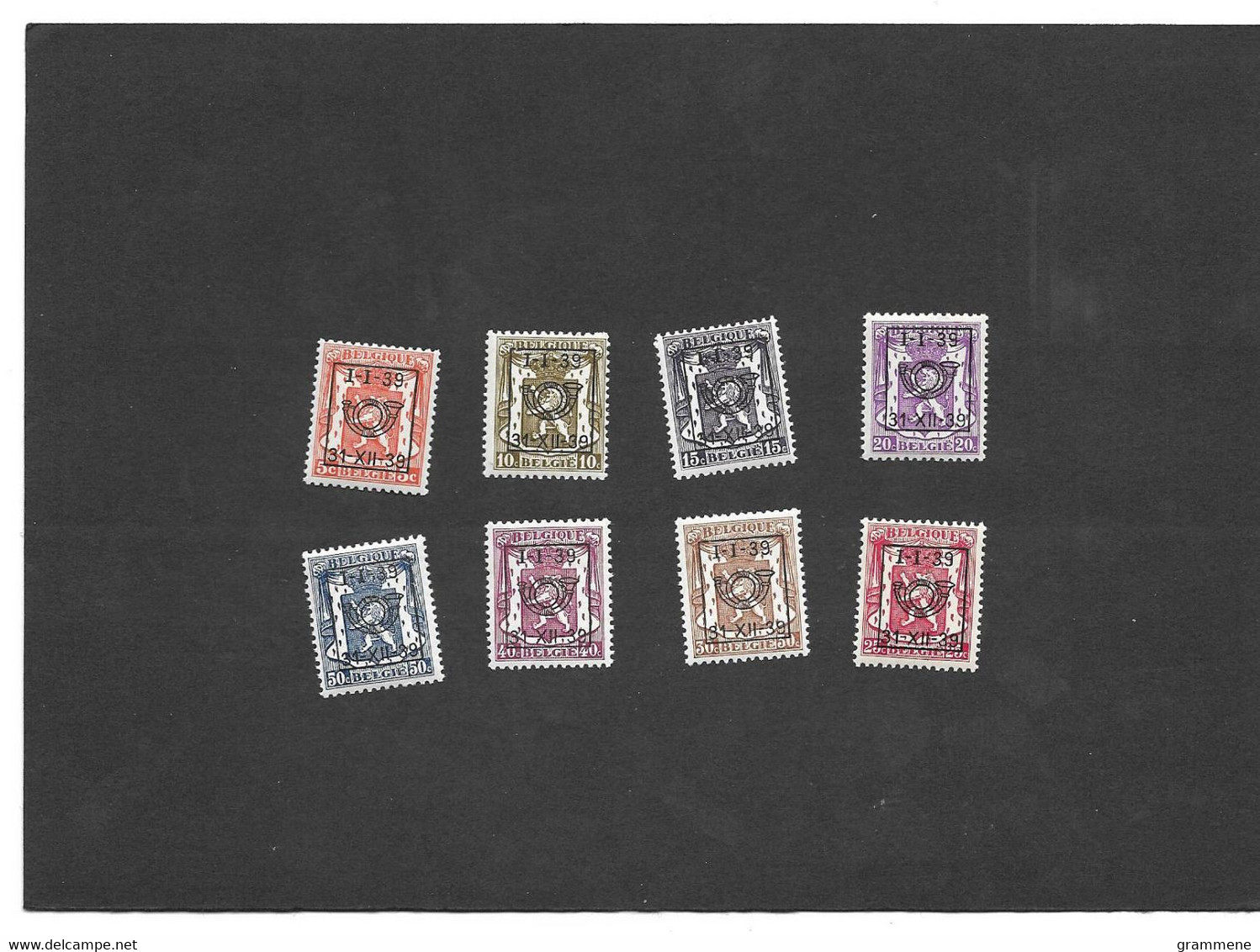 V420/427  Postfris XX - Typos 1936-51 (Petit Sceau)