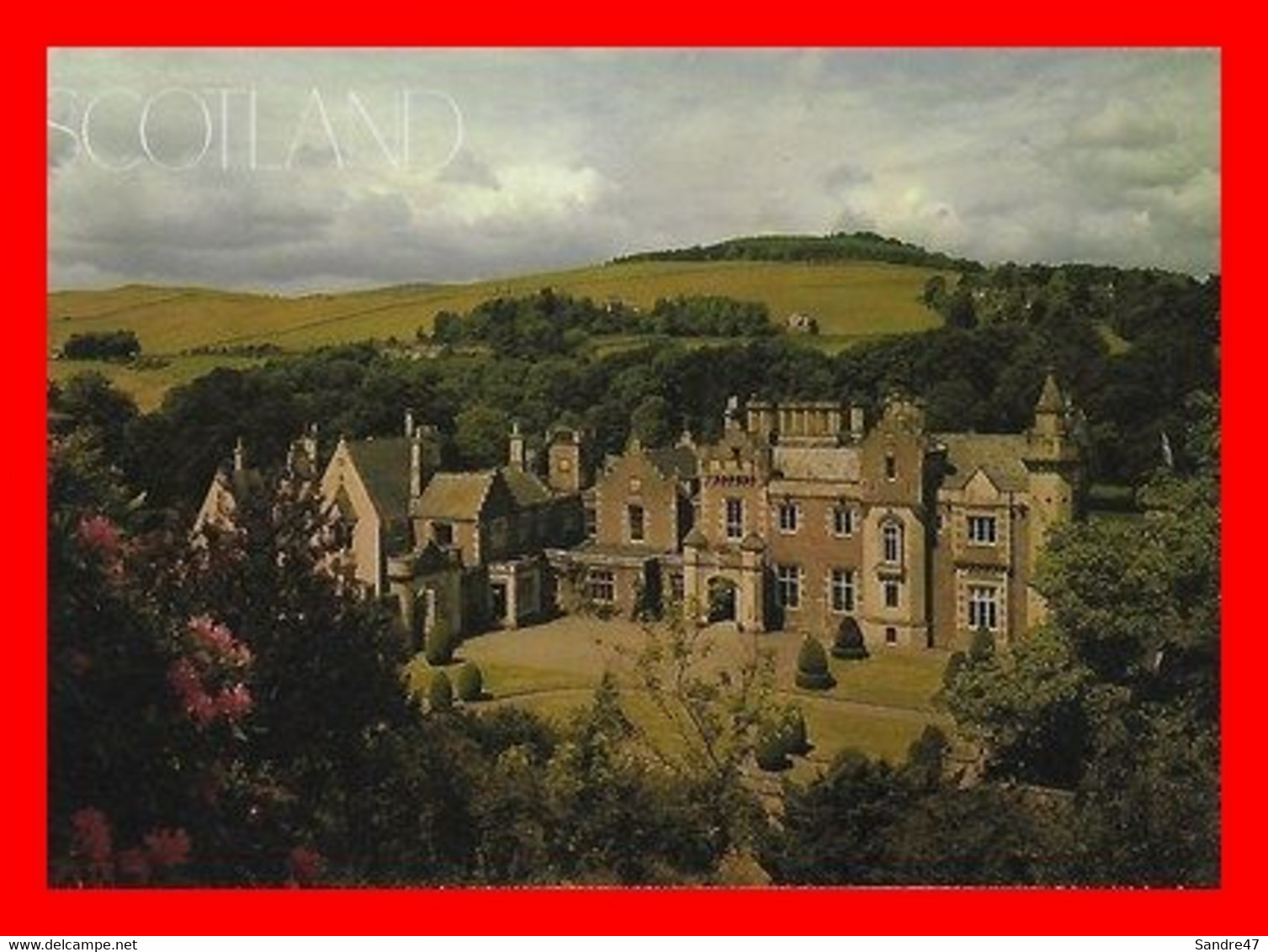 CPSM/gf MELROSE (Ecosse)  Abbotsford House. Home Of Sir Walter Scott...M426 - Roxburghshire