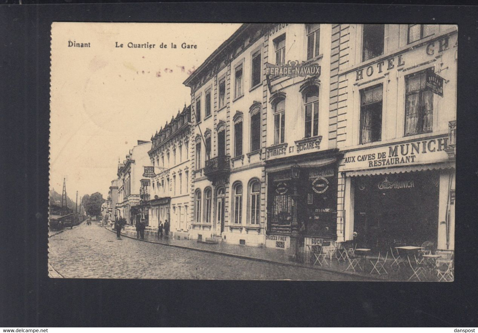 Belgien AK Dinant Le Quartier De La Gare - Dinant