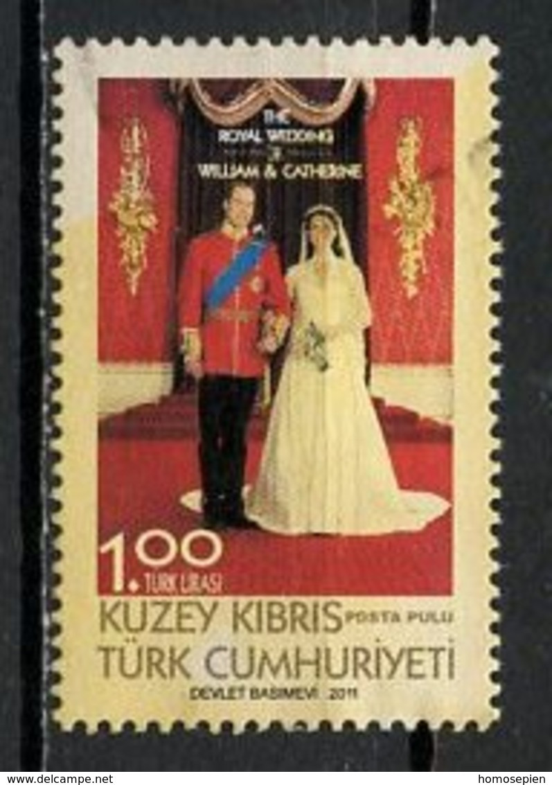 Chypre Turque - Cyprus - Zypern 2011 Y&T N°691 - Michel N°740 (o) - 1t Mariage Royal - Used Stamps