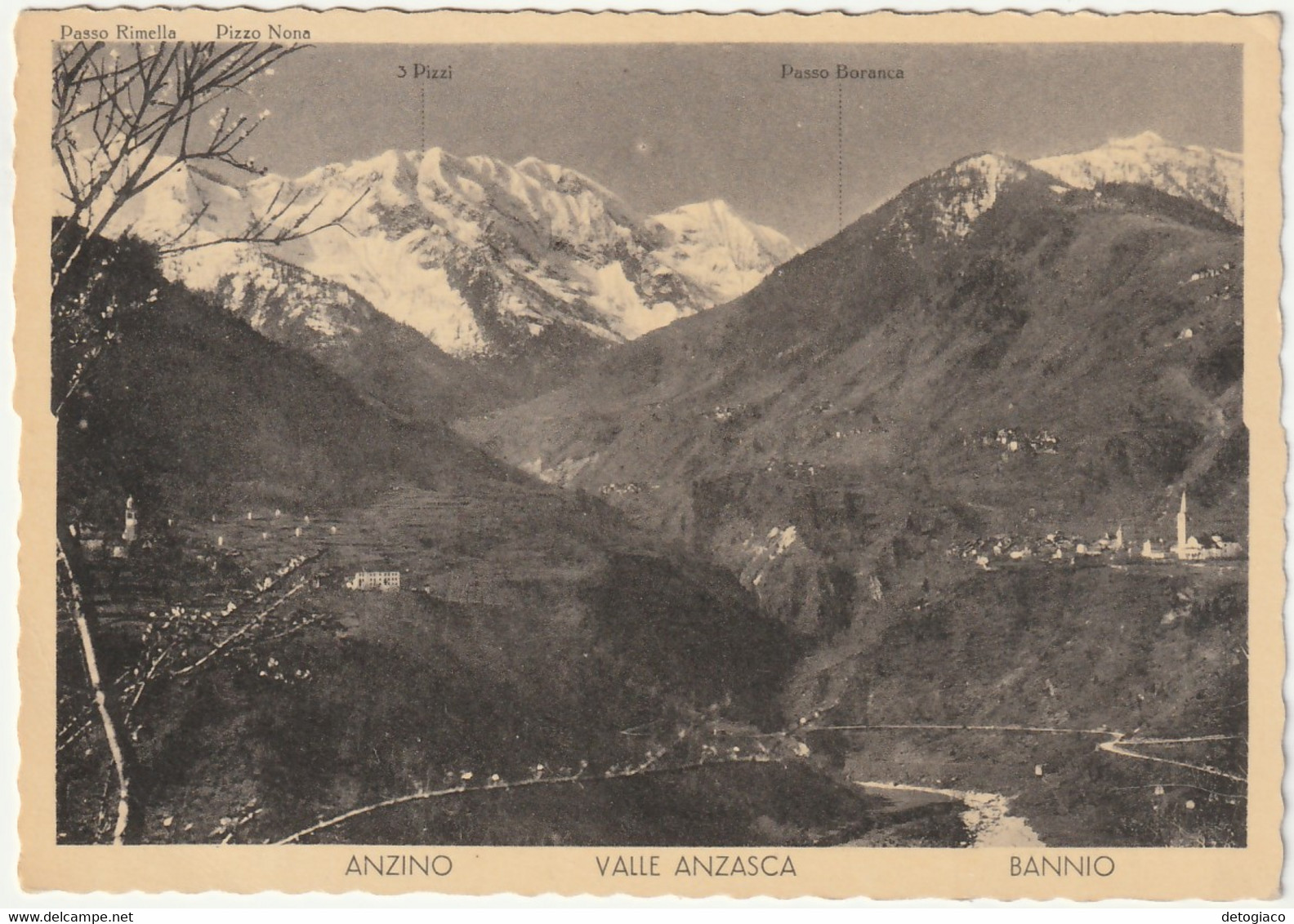 BANNIO ANZINO - VERBANIA - VALLE ANZASCA -55288- - Verbania