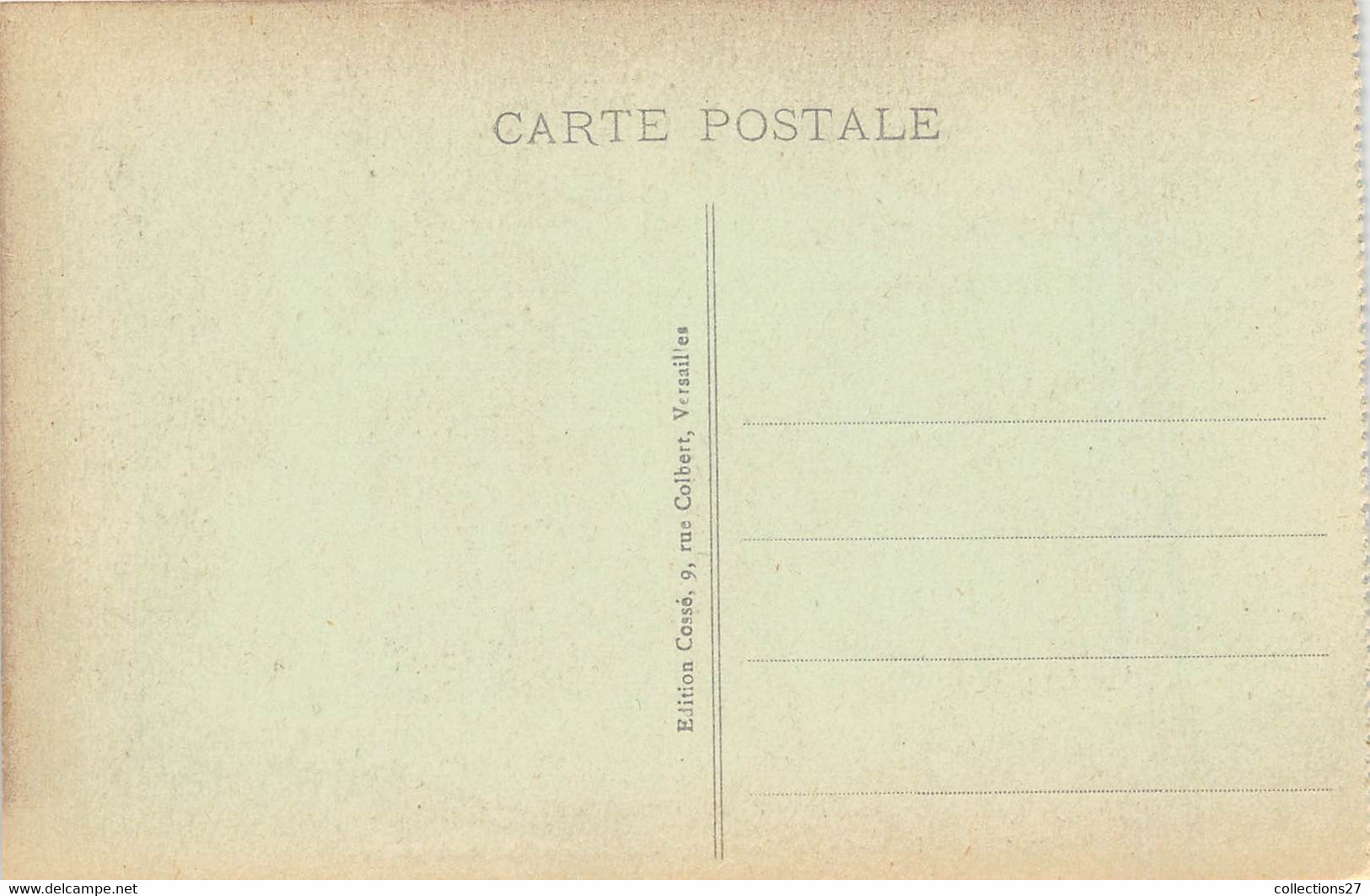 78-VERSAILLES- CHÂTEAU - LOT DE 500 CARTES POSTALES ANCIENNES  - QUELQUES EXEMPLES