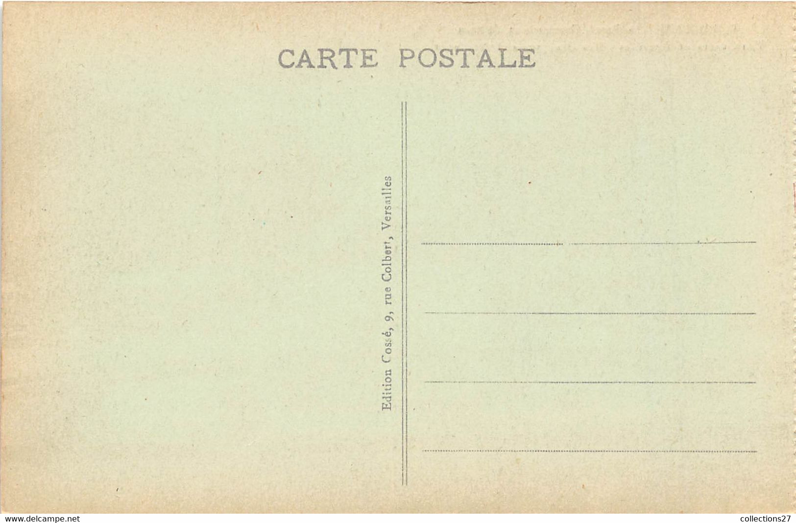 78-VERSAILLES- CHÂTEAU - LOT DE 500 CARTES POSTALES ANCIENNES  - QUELQUES EXEMPLES