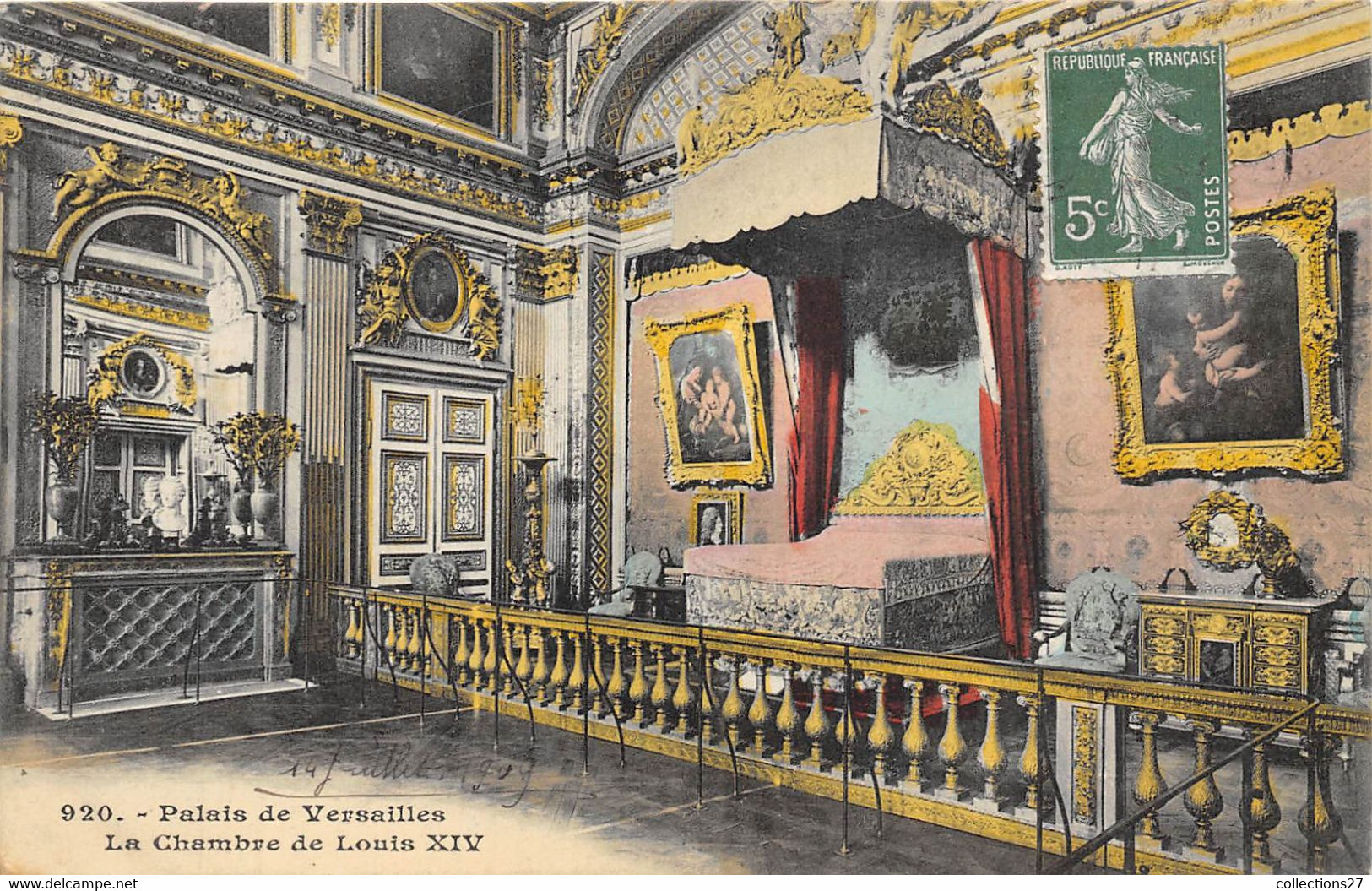 78-VERSAILLES- CHÂTEAU - LOT DE 500 CARTES POSTALES ANCIENNES  - QUELQUES EXEMPLES