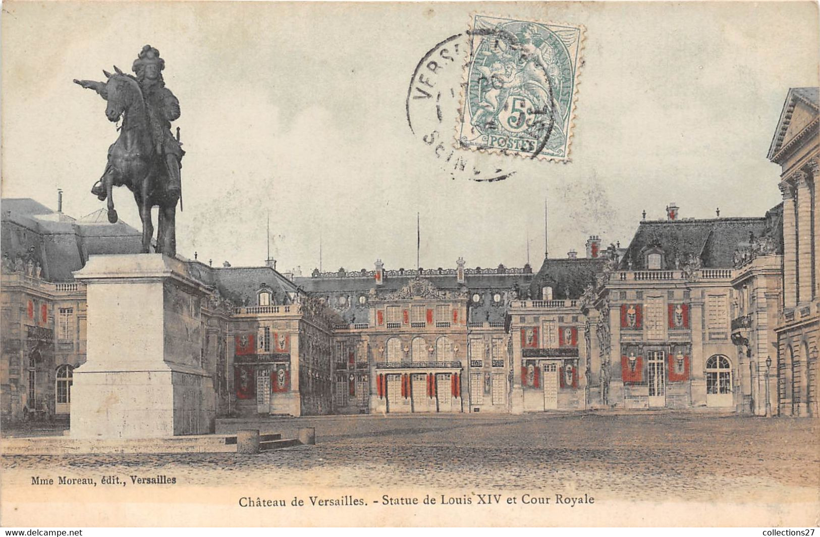 78-VERSAILLES- CHÂTEAU - LOT DE 500 CARTES POSTALES ANCIENNES  - QUELQUES EXEMPLES