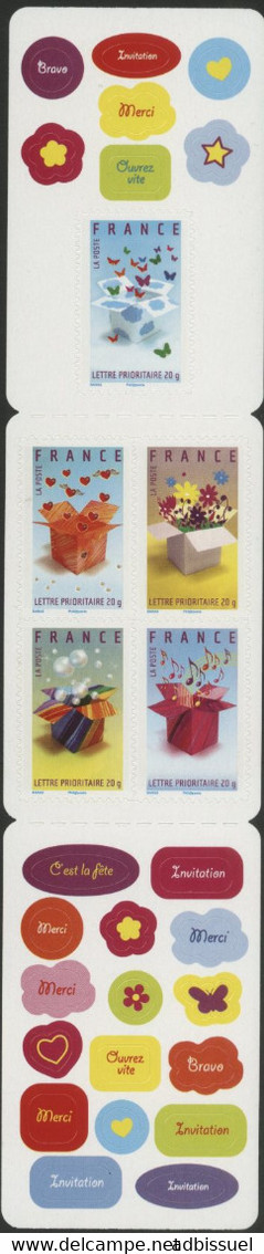 Carnet AUTOADHESIF BC 129 (N° 4082) "Les Timbres à Stickers" Vendu à La Valeur Faciale. Neuf. TB - Commémoratifs