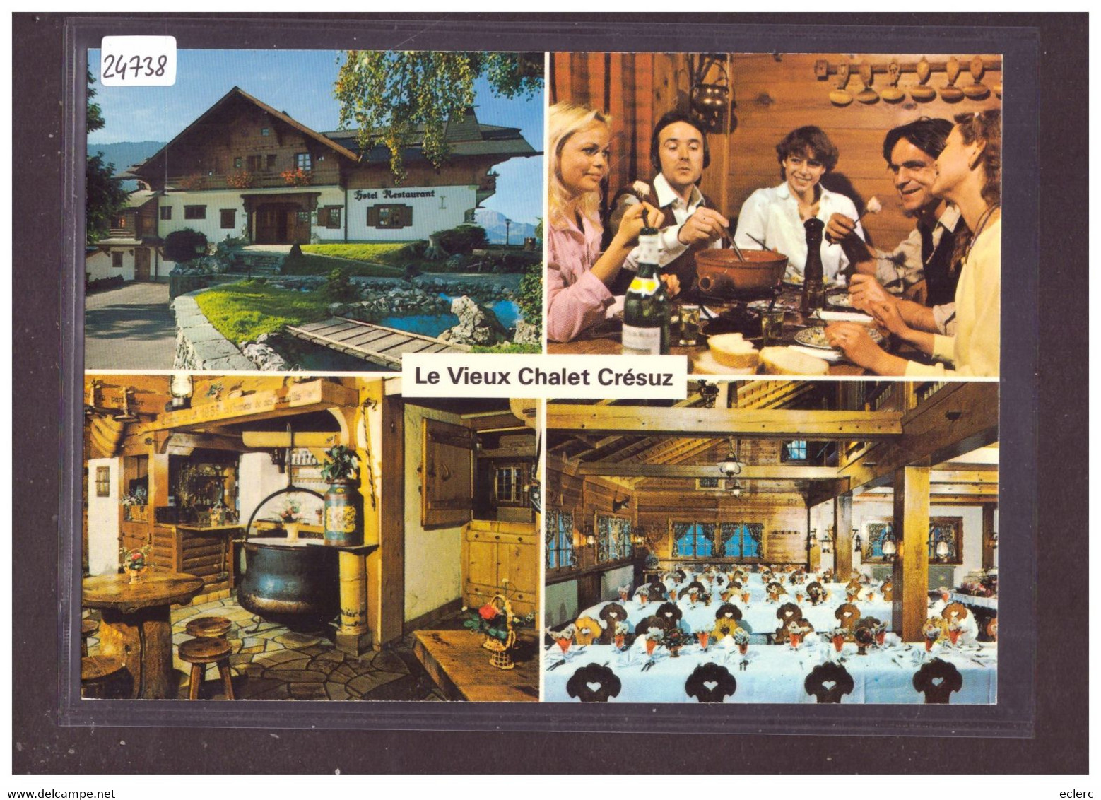 CARTE MODERNE - CRESUZ - LE VIEUX CHALET - TB - Crésuz