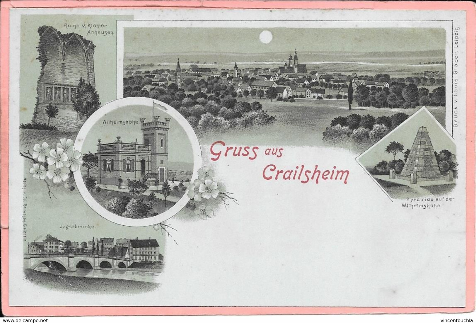 Gruss Aus Crailsheim Vielfältig Pyramide  Parfait état - Crailsheim