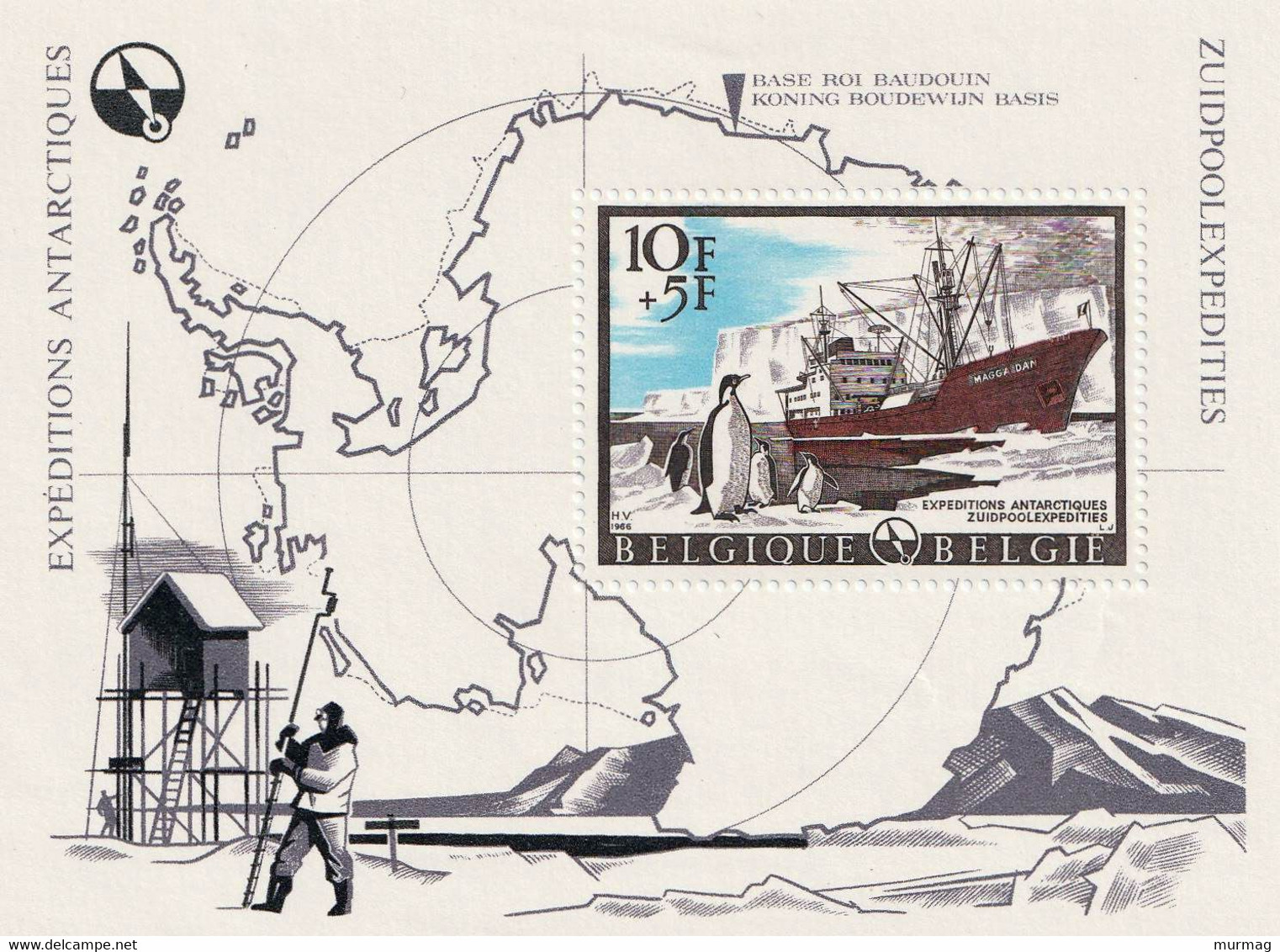 BELGIQUE - Expéditions Antarctiques - Y&T BF 42 - MNH - 1966 - Altri & Non Classificati