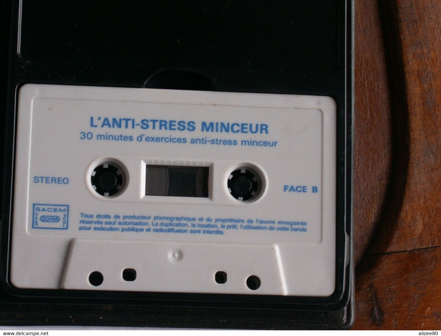 CASSETTE  MINCIR  L ' ANTI  STRESS  Avec  Mouvements  --durée  60  Mn - Ginnastica