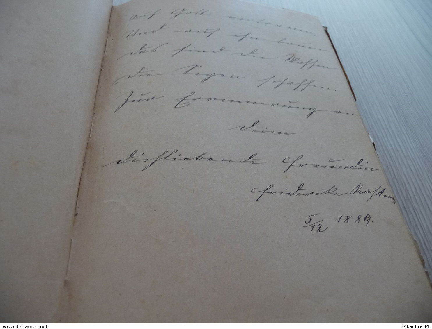 Cahier manuscrit Allemagne Autriche fin XIX ème + 30 poèmes originaux et textes autographes en l'état