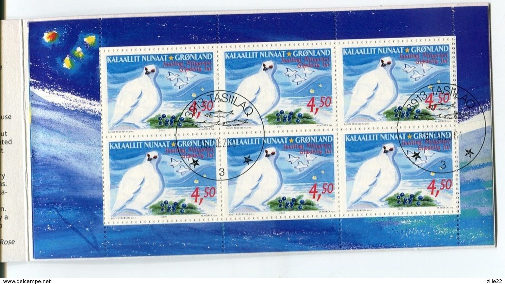 Grönland Mi# Weihnachts-MH 6 Gestempelt - Christmas - Postzegelboekjes