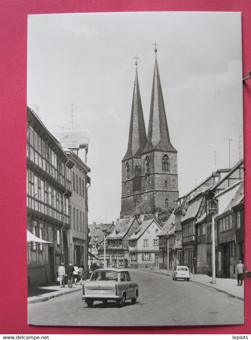 Visuel Très Peu Courant - Allemagne - Quedlinburg - Pölkenstraße Und Nikolaikirche -  CPSM En  Excellent état - R/verso - Quedlinburg