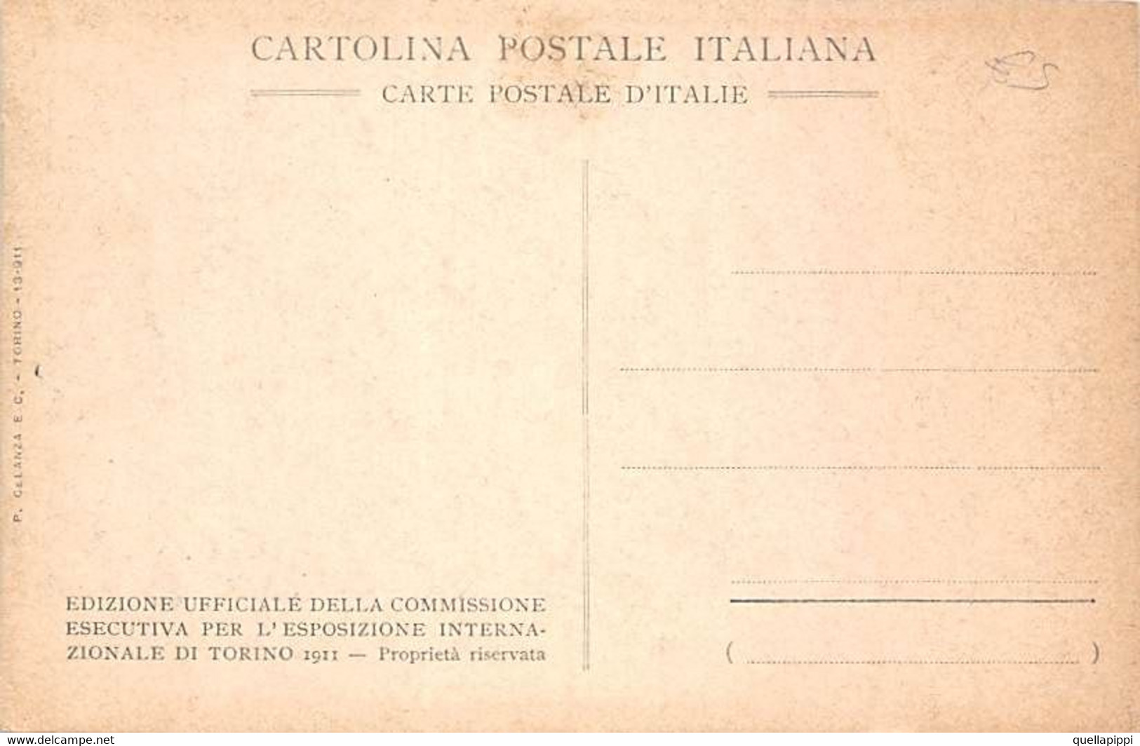 012189 "TORINO - IL PALAZZO DELL'UNGHERIA ALL'ESPOSIZIONE INTERNAZIONALE 1911"   ANIMATA. CART NON SPED - Tentoonstellingen