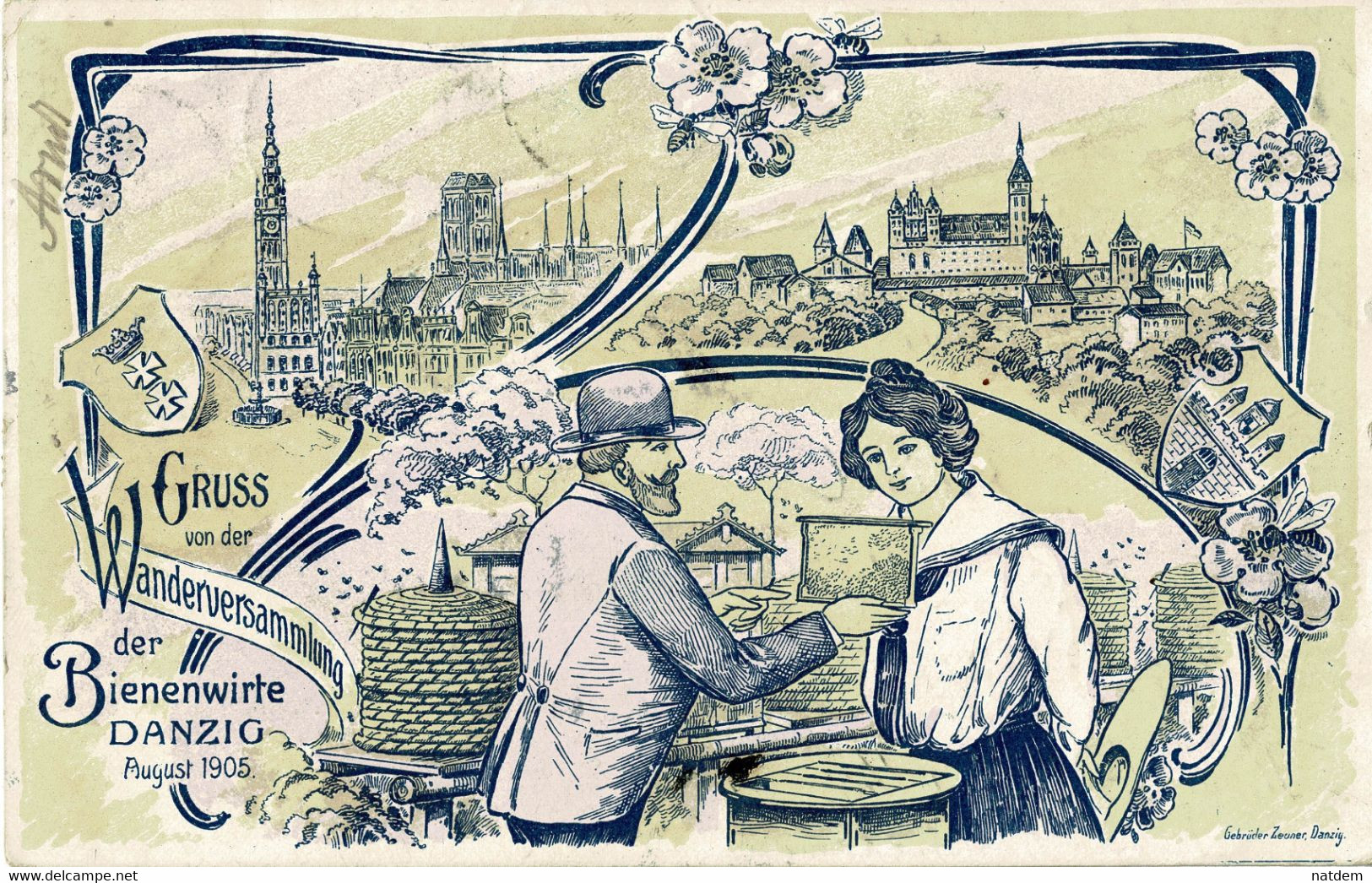Dantzig, Danzig Wanderversammlung Der Bienenwirte, August 1905 - Otros & Sin Clasificación
