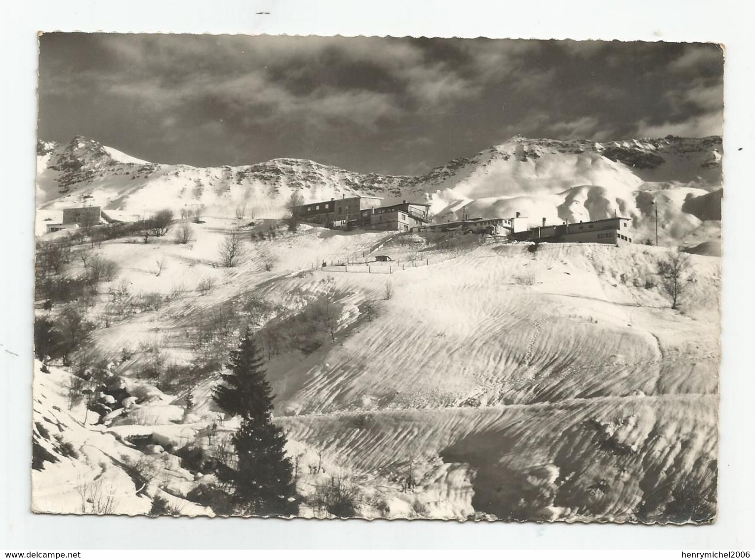 73 Savoie St François Longchamp Station Et Cheval Noir 1961 En Fm - Sonstige & Ohne Zuordnung