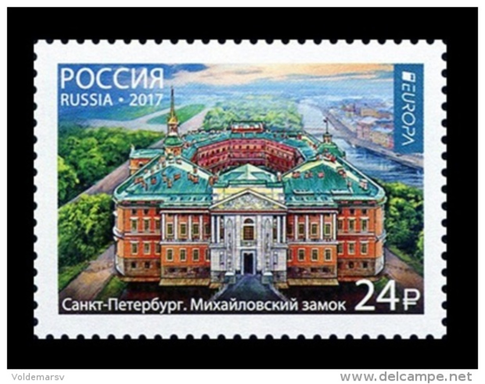 Russia 2017 Mih. 2420 Europa-Cept. Castles. St Michael's Castle MNH ** - Unused Stamps