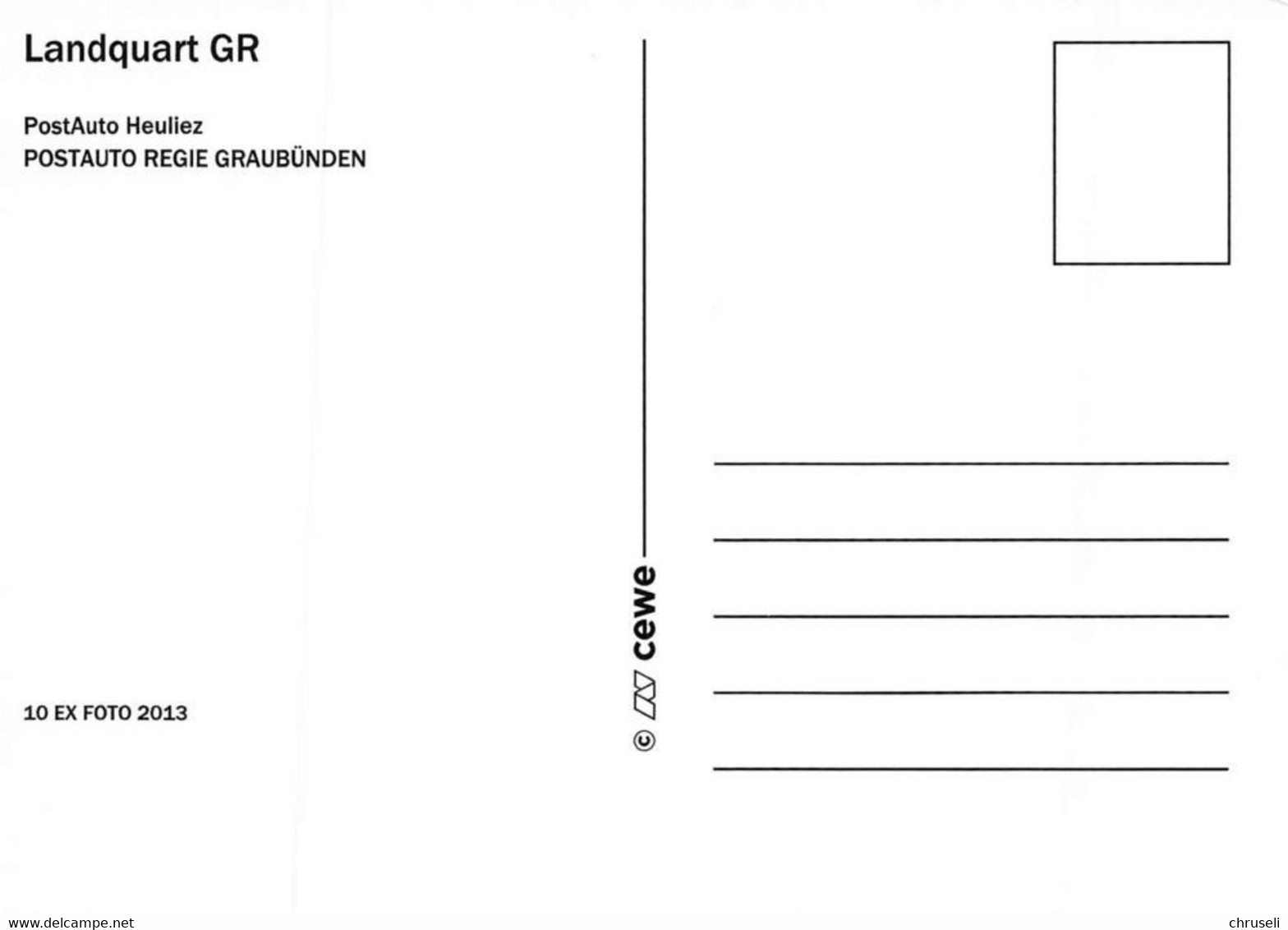 Landquart  Q Postauto Limitierte Auflage! - Landquart