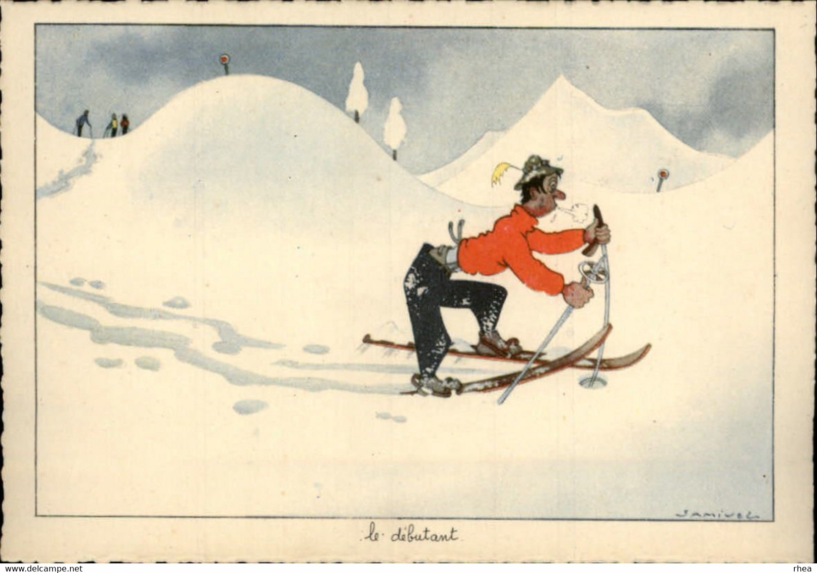 ILLUSTRATEURS - SAMIVEL - Ski - Débutant - Sports D'hiver - Samivel
