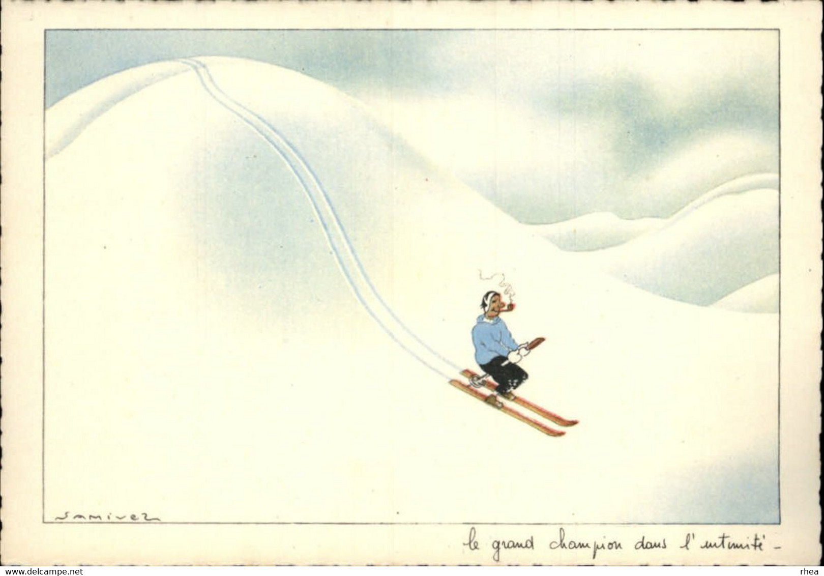 ILLUSTRATEURS - SAMIVEL - Ski - Sports D'hiver - Samivel